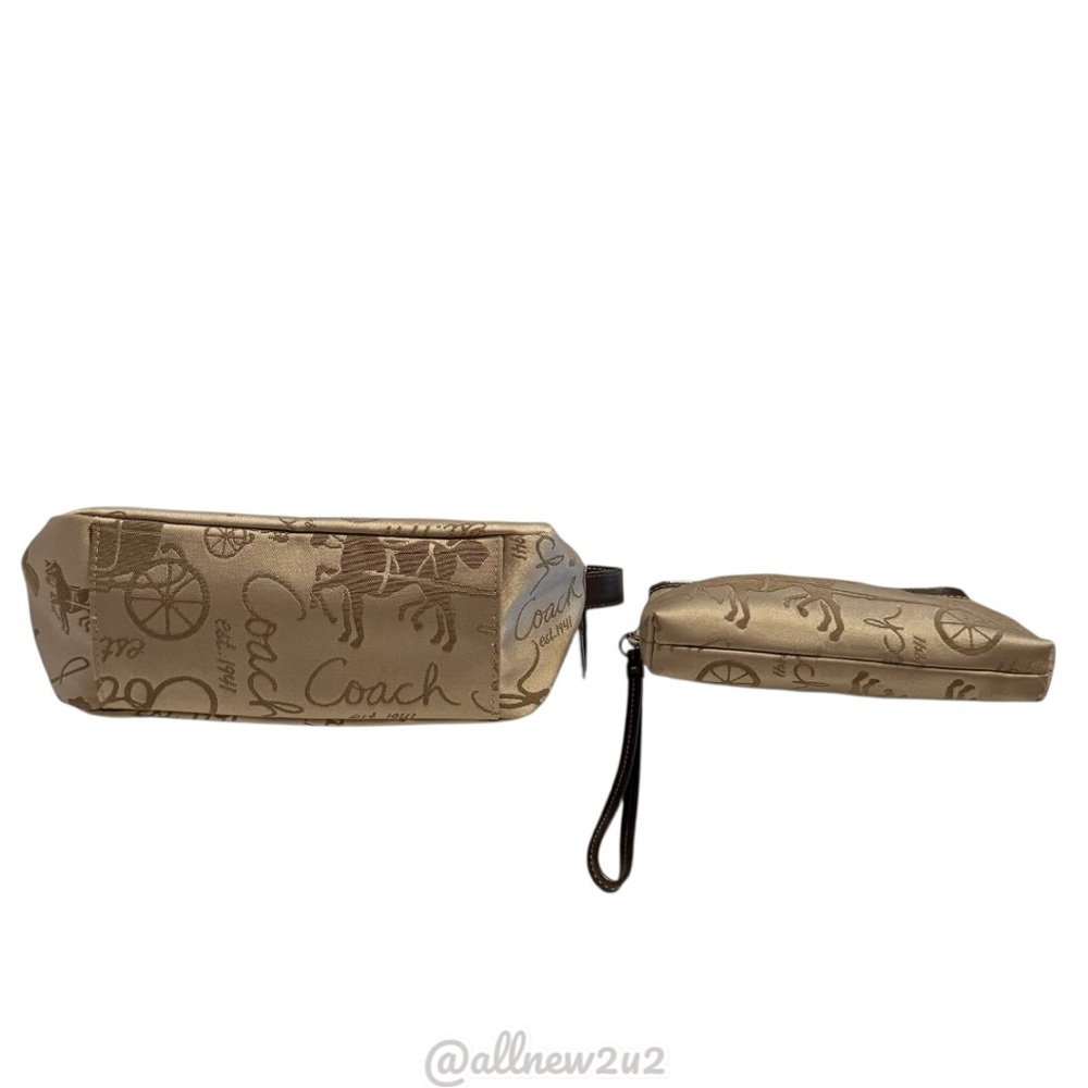 Coach 2 Pc. Set Mini Hobo w/ Matching Wristlet New without tags - Picture 6 of 16